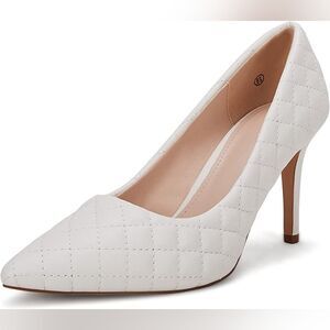 (20-4018) Coutgo Women's Pointed Toe High Heels Sz 8